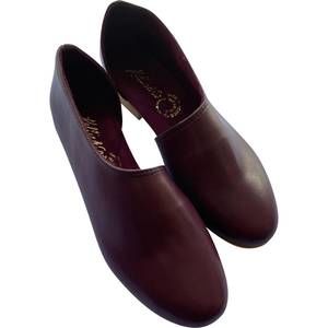 NEW KALLIE & CO. women's romina flat shoes in red wine
